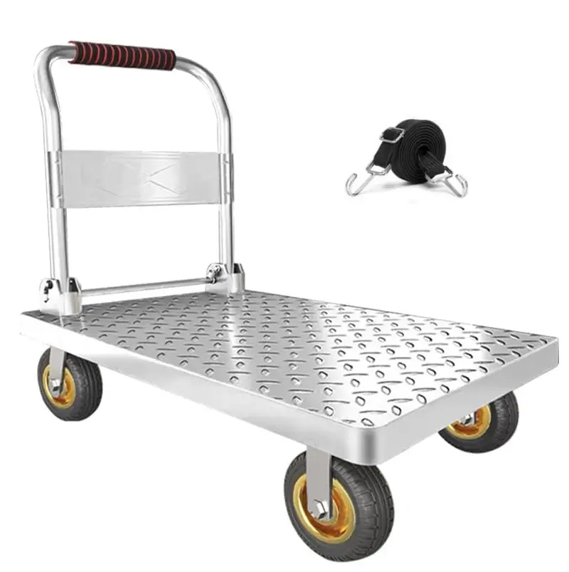 Compact Folding Platform Dolly – Small 68.58×48.26 Cm Size, 680.4 Kg Load Capacity Mobile Flatbed 1