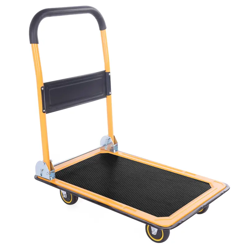 Compact Folding Push Dolly – 330 Lb Capacity, 28.75×18.75×33 In Swivel-Wheel Design For Tight-Space Handling 1