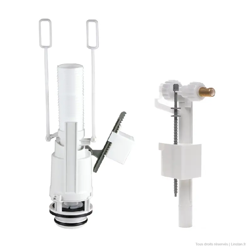 Complete Flush Assembly For Bâti 500 Recessed Cistern | Siamp 32 4543 07 & 30 9510 07 1