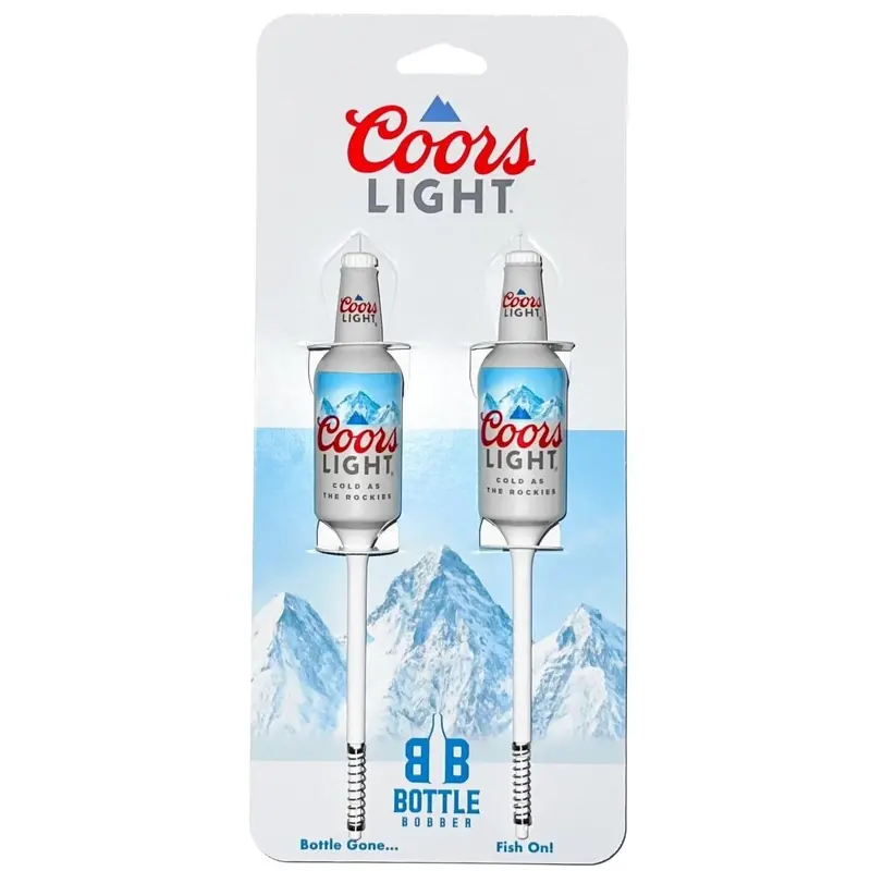 Coors Light-Themed Fish Bobbers – 2-Pack Float Set 1