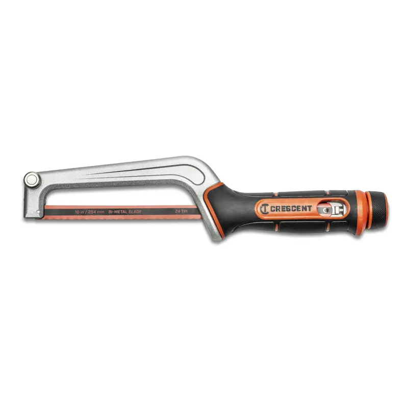 Crescent 10-Inch High-Tension Compact Hack Saw – Dual-Material Grip 1