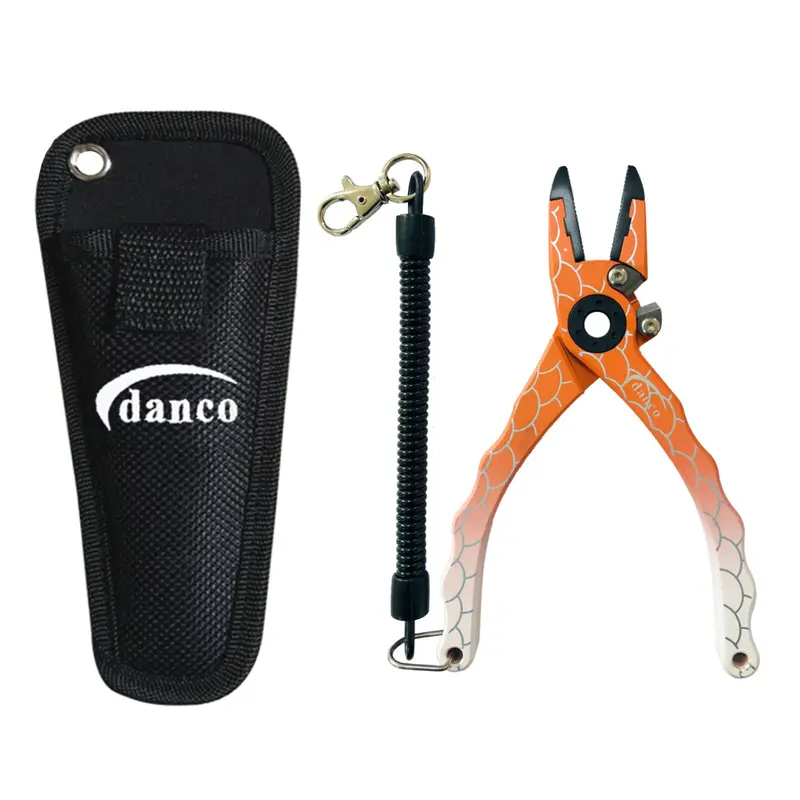 Danco Tournament Series Aluminum Fish Pliers With Sheath – 7" Redfish Model 1