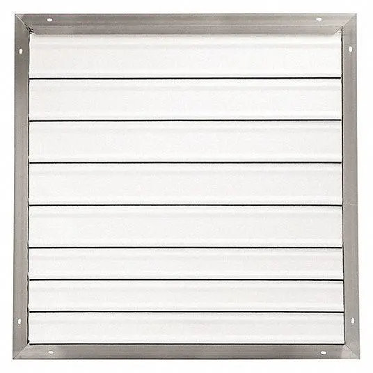 Dayton 30-Inch Aluminum Wall-Mount Shutter For Ventilation & Security 1