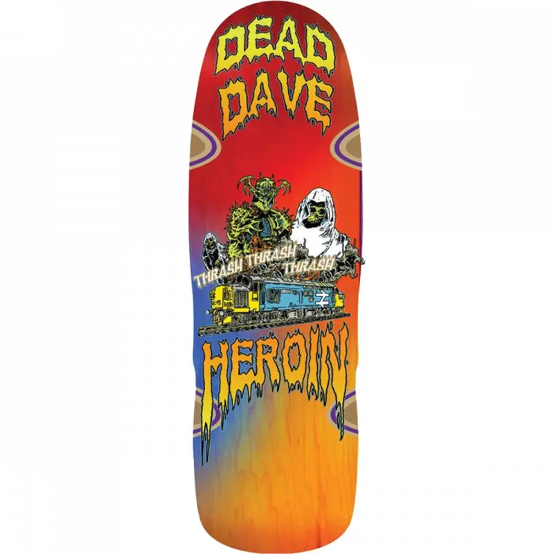 Dead Dave Ghost Train 10" Heroin Skateboard Deck 1