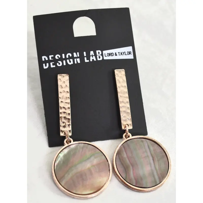 Design Lab By Lord & Taylor Rose Gold-Tone Dangle Earrings 1