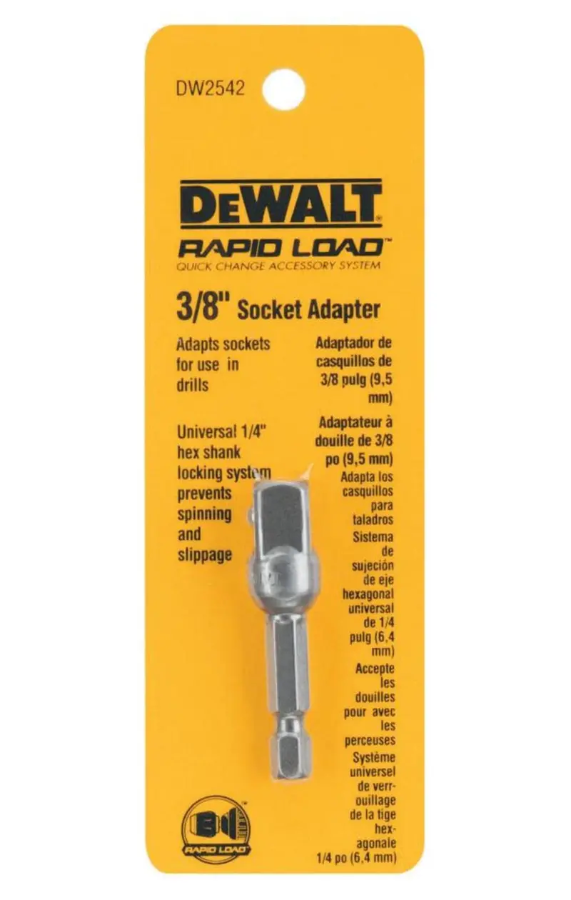 Dewalt 3/8" Hex Chuck Adapter For Impact Drivers 1