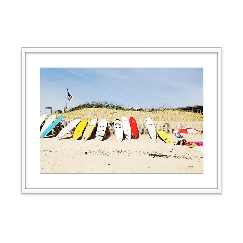 Ditch Plains Coastal Photography By Natalie Obradovich – Framed Print 1