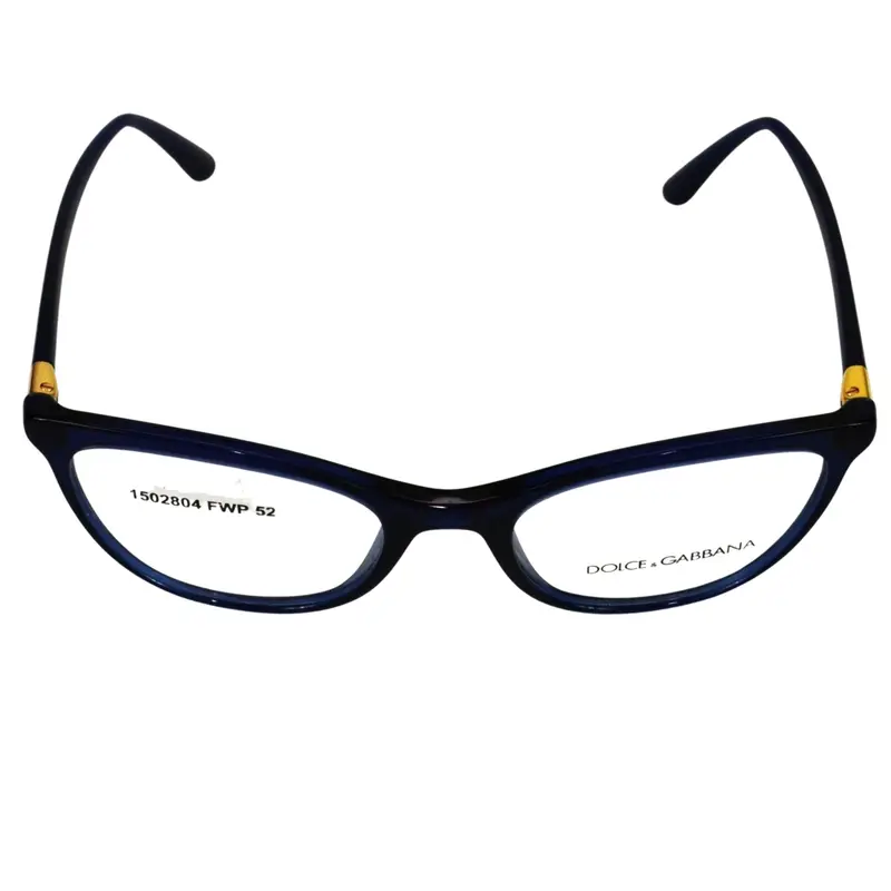 Dolce & Gabbana Dg3324 Glossy Opal Blue Cat-Eye Eyeglasses For Women 1