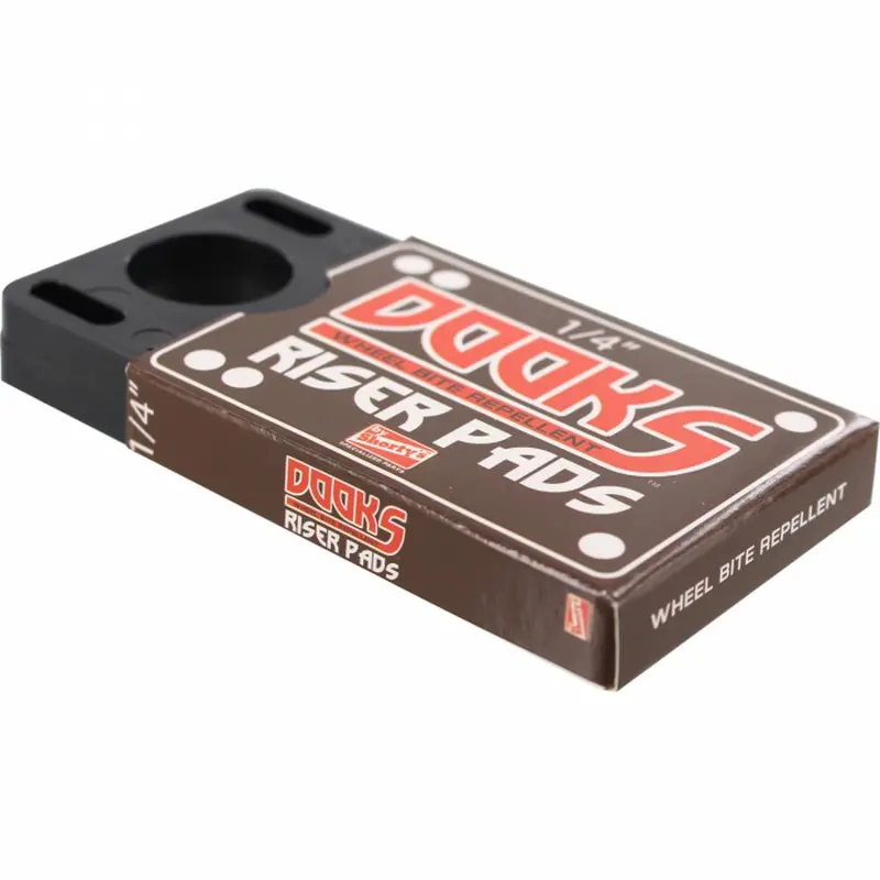 Dooks 1/4" Rubber Risers For Longboards (2-Pack) 1