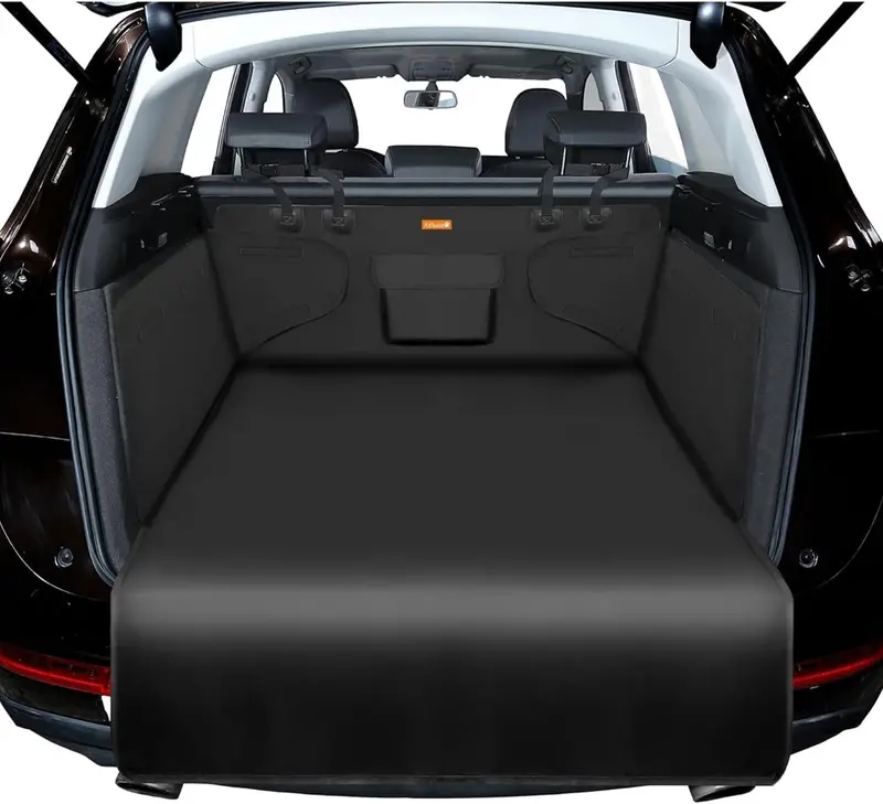 Durable, Washable Trunk & Rear Seat Protector For Dogs – Non-Slip, Waterproof Universal Auto Liner 1
