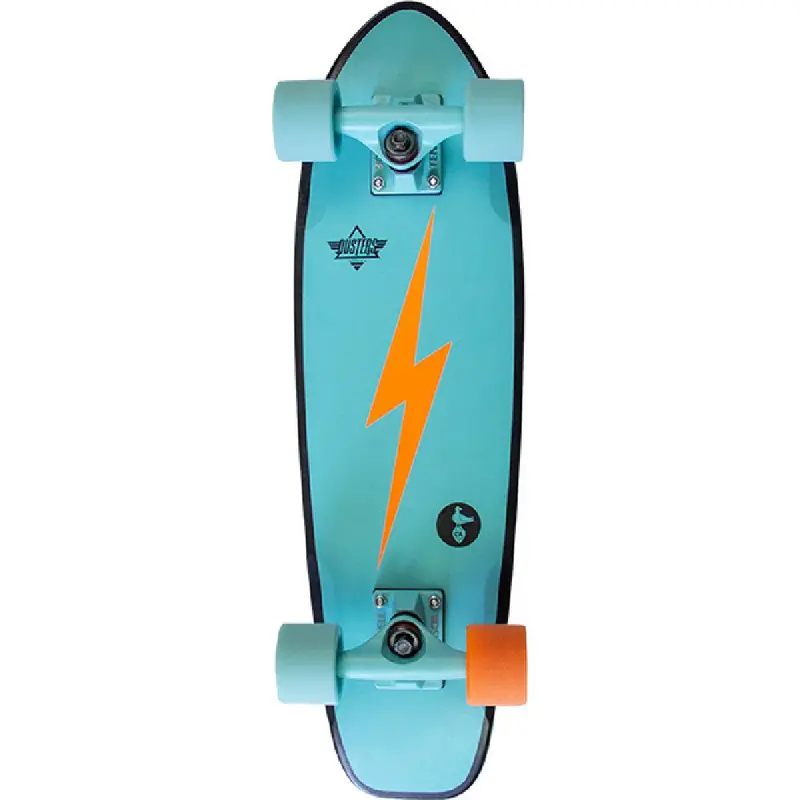 Dusters Bird Bolt Teal 25" Cruiser Longboard 1