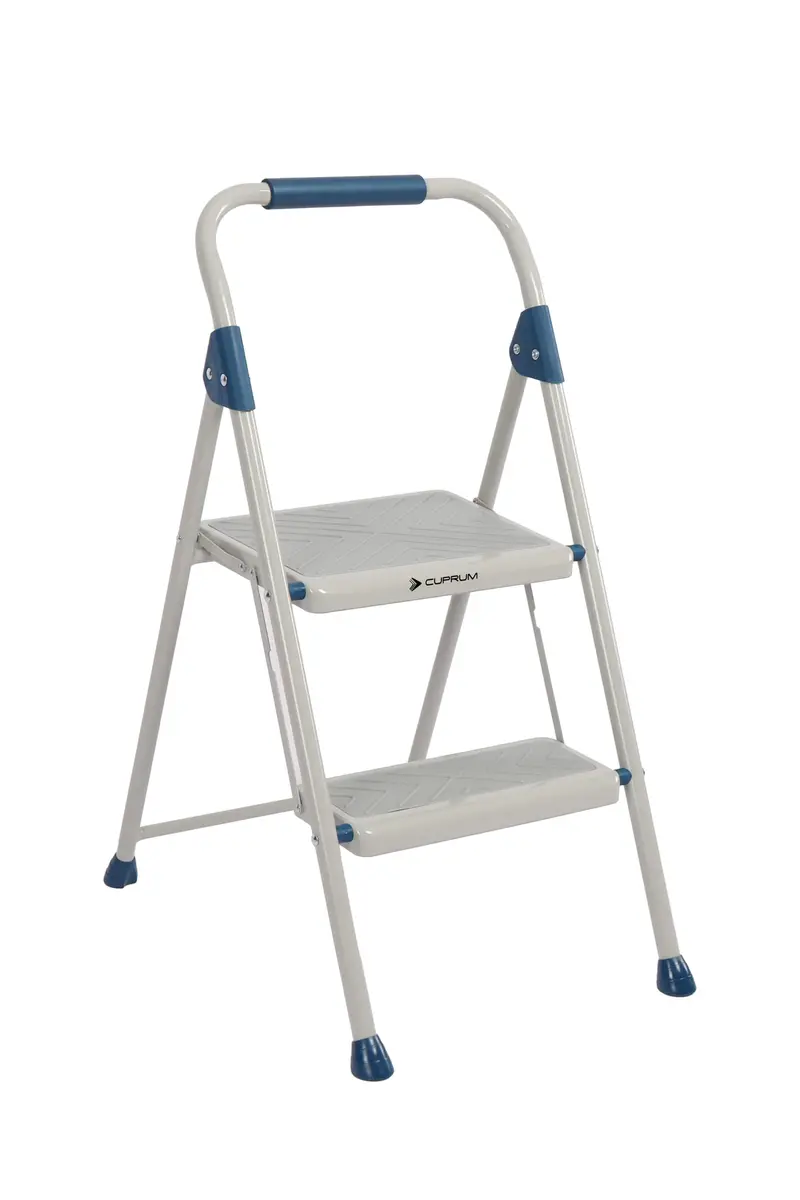Easy Step 2-Step Folding Ladder – Domestic Use, 150 Kg Load Rating (Model C-4368-02A) 1
