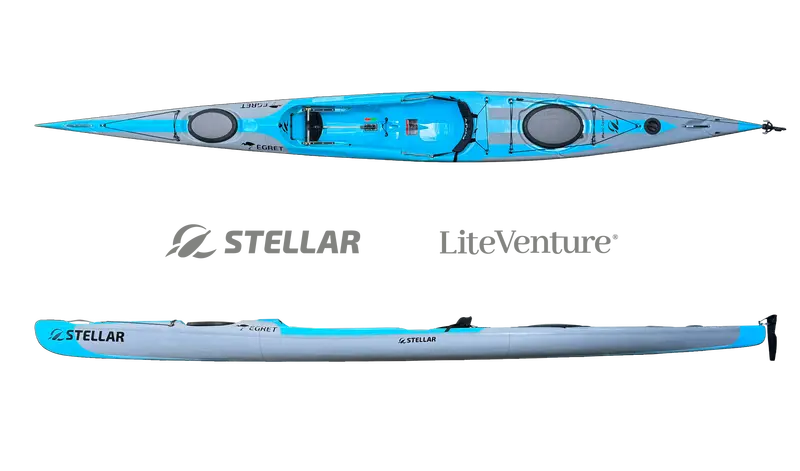 Egret Multisport Kayak In Turquoise And Gray 1