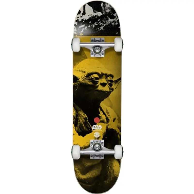 Element Star Wars Yoda 8.0" Graphic Skateboard Deck 1