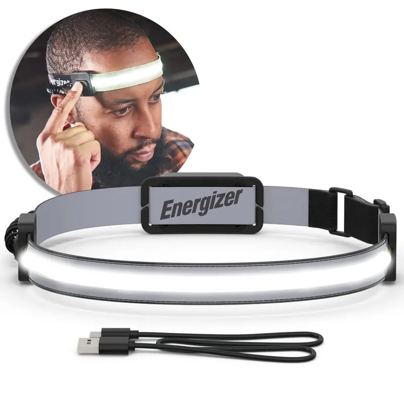 Energizer S400 Rechargeable Led Headlamp – Ultra-Bright Wide-Beam, Ipx4 Water Resistant, Usb-C Ready (Cable Included) 1