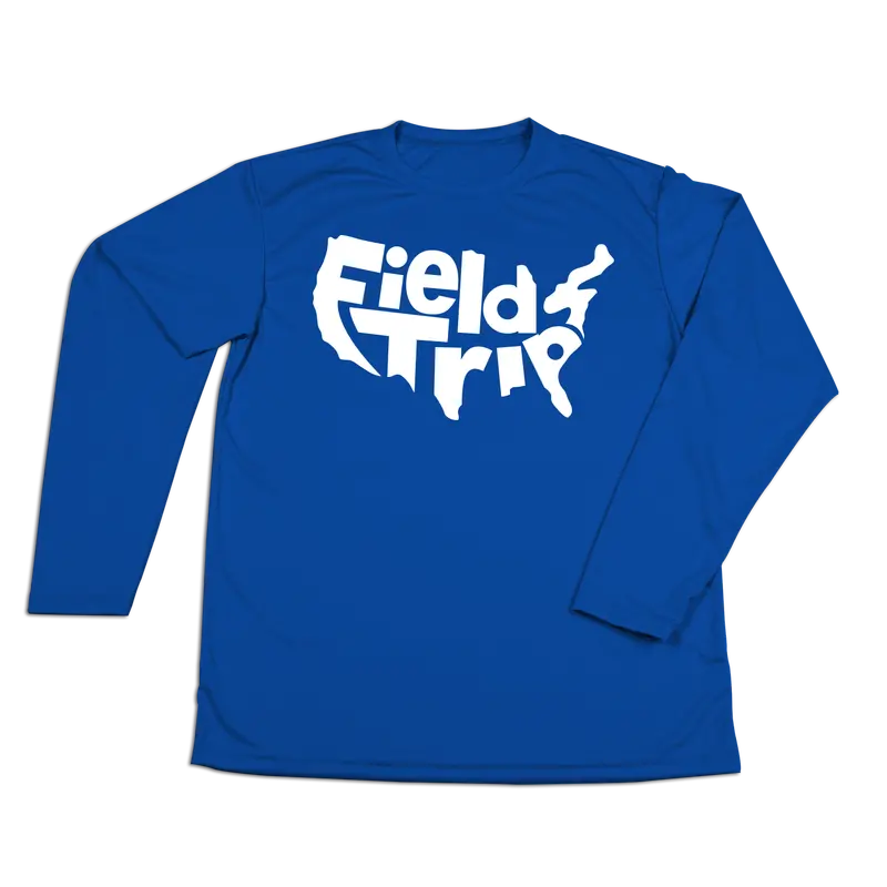 #Fieldtrips Usa Youth Long Sleeve Performance Shirt