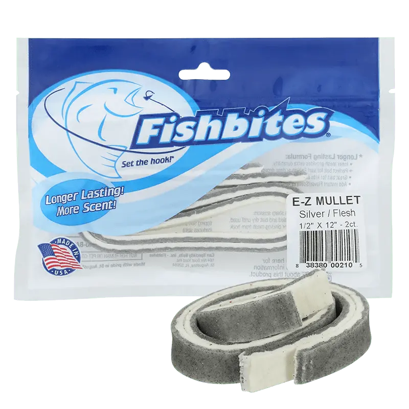 Fishbites E-Z Mullet Soft Bait – Extended-Use Saltwater Formula 1