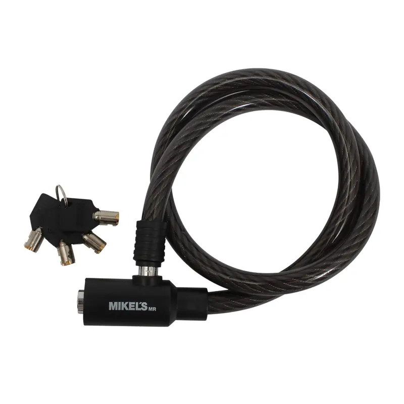 Flexible Cable Padlock – 90Cm Security Cable With 4 Unique Keys 1