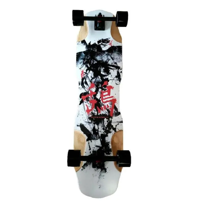 Flippin Black Crow Kanji Freeride Longboard – 38" Downhill Ready 1