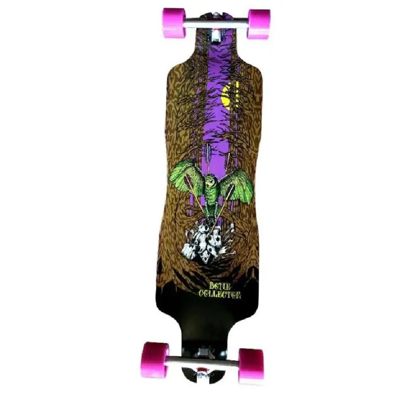 Flippin Bone Collector Drop-Through Freeride Longboard (37") 1