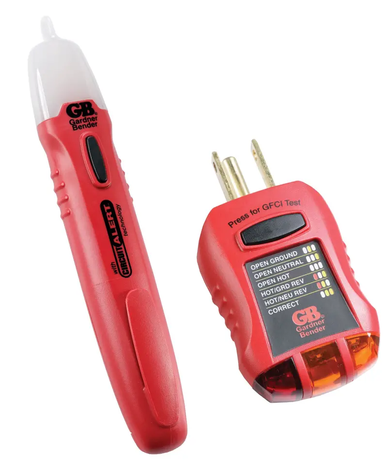 Gardner Bender Safety Kit: Gvd-3504 Non-Contact Voltage Tester + Outlet Checker (2-Piece Set) 1