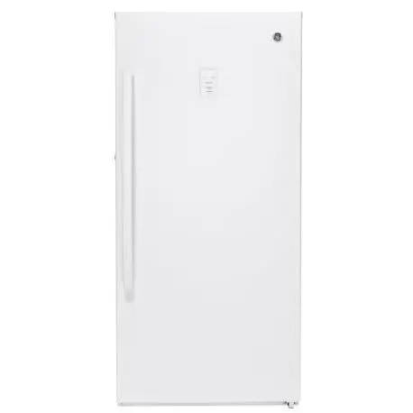 Ge Fuf14Dlreww 14.1 Cu. Ft. Energy Star Frost-Free Upright Freezer (White) 1