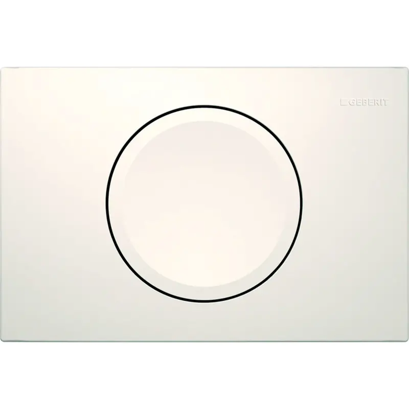 Geberit Delta15 Flush Plate – 115.120.11.5 In White 1