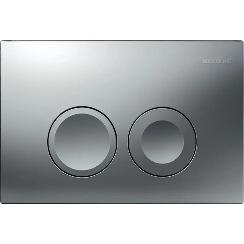 Geberit Delta25 Flush Plate Available In Two Chrome Variants 1