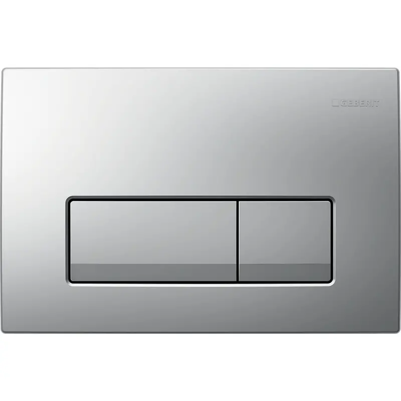 Geberit Delta50 Chrome Flush Plate With Dual Activation 1