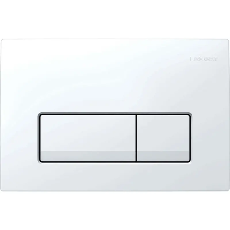 Geberit Delta50 Flush Plate – 115.105.11.5 In White 1