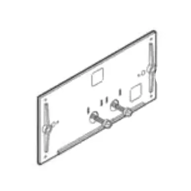 Geberit Dual-Button Lever Cover – For 10.400 & 10.800 Twinline In-Wall Cisterns (Ref: 241.056.00.1) 1