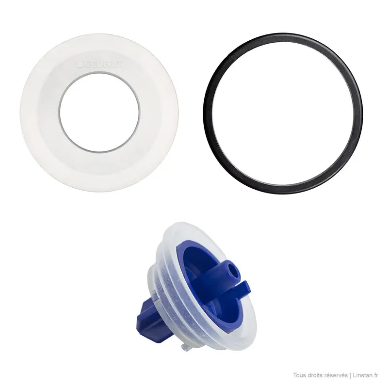 Geberit Essential Trio – Three Flush Valve Seals – Ref 816.179.00.1, 894.082.00.1, 240.771.00.1 – For Twinline 8 Concealed Toilets (Set #5) 1