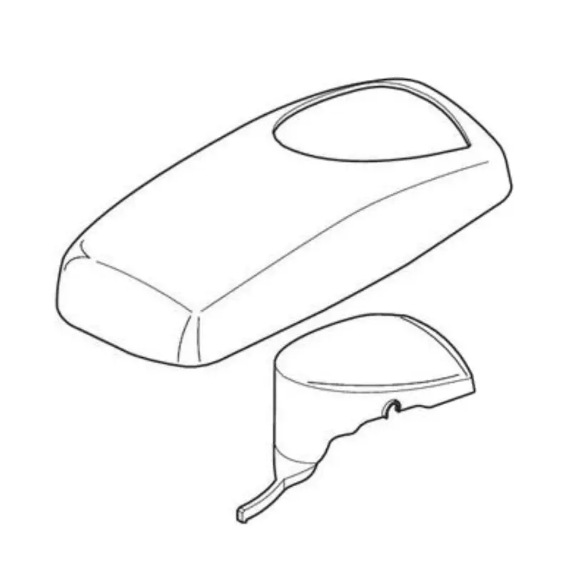 Geberit Interruptible Single-Button Cistern Lid In Alpine White For Ap121 Exposed Cistern | Part No. 240.807.11.1 1