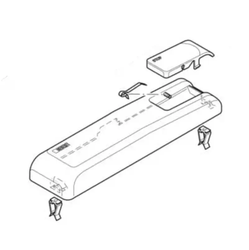 Geberit Interruptible Single-Button Cistern Lid In Alpine White For Ap129 Exposed Cistern | Part No. 240.013.11.1 1