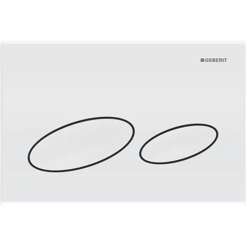 Geberit Kappa20 Flush Plate – Reference 115.228.11.1, White Finish 1