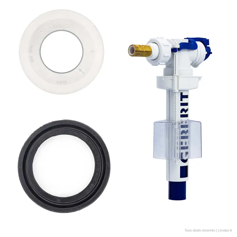 Geberit Optimal Trio – Mechanism, Bowl & Float Valve Seals – Ref 816.418.00.1, 240.282.00.1, 240.705.00.1 – For Delta 12 Up100 Concealed Toilets (Set #2) 1