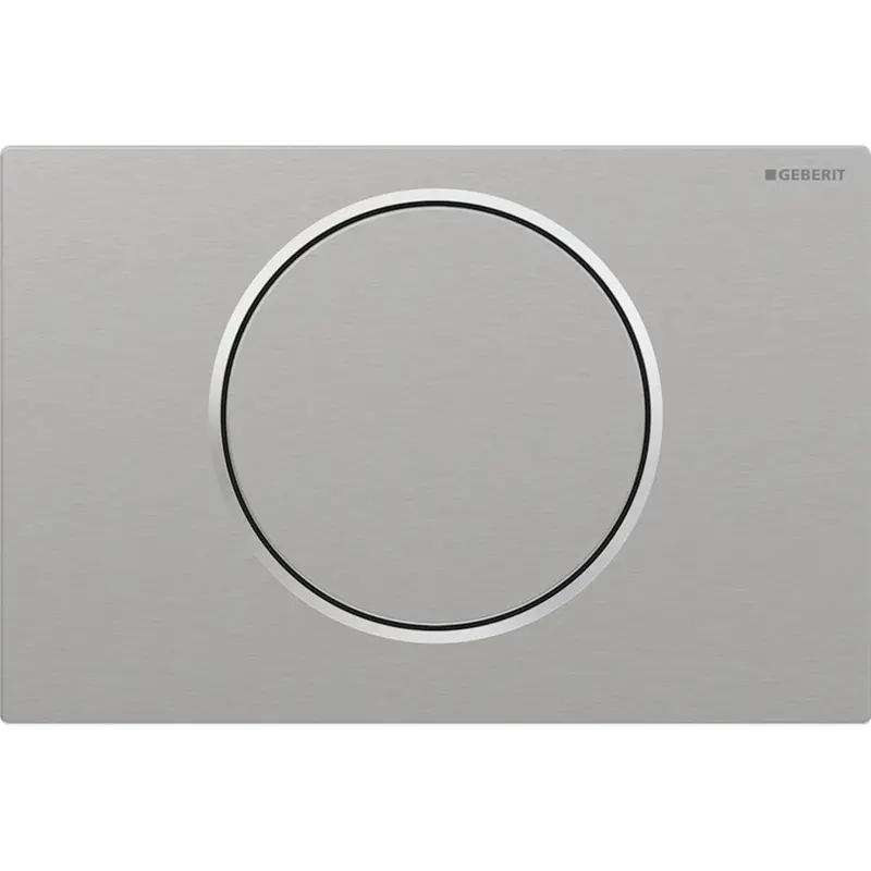 Geberit Sigma10 Flush Plate | Brushed Stainless Steel Finish | Model 115.758.Sn.5 1