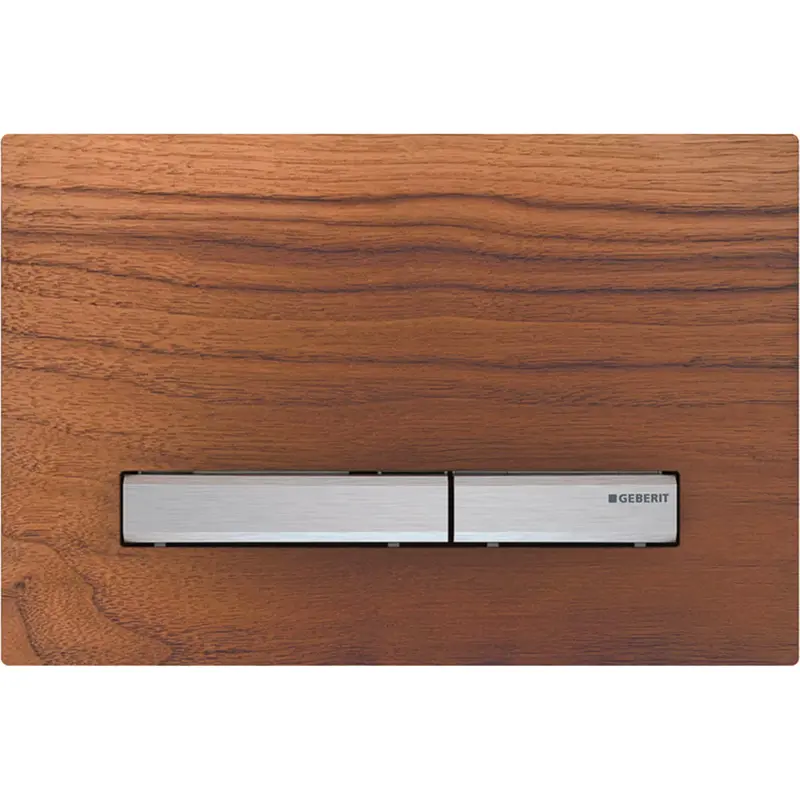 Geberit Sigma50 Flush Plate – Four American Walnut Wood Finishes (Natural Material) | Model Range 1