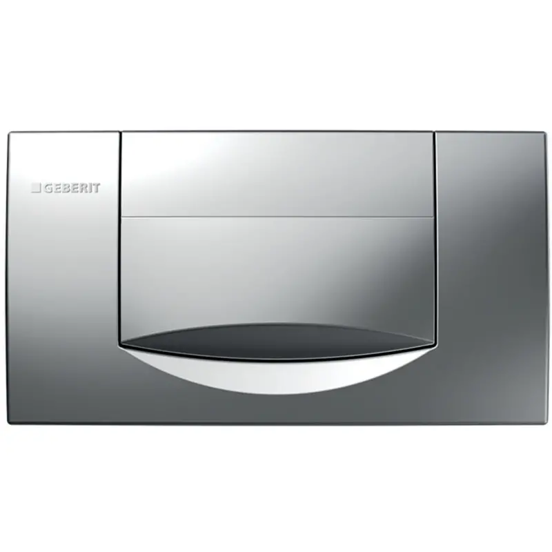 Geberit Twinline 200F Flush Plate – Matte Chrome Finish – Model 115.222.46.1 1