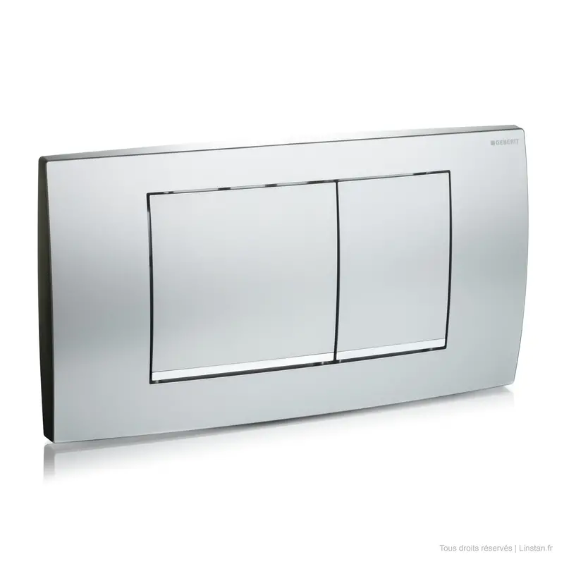 Geberit Twinline30 Flush Plate – 115.899.Jq.1 With Satin Chrome Finish 1