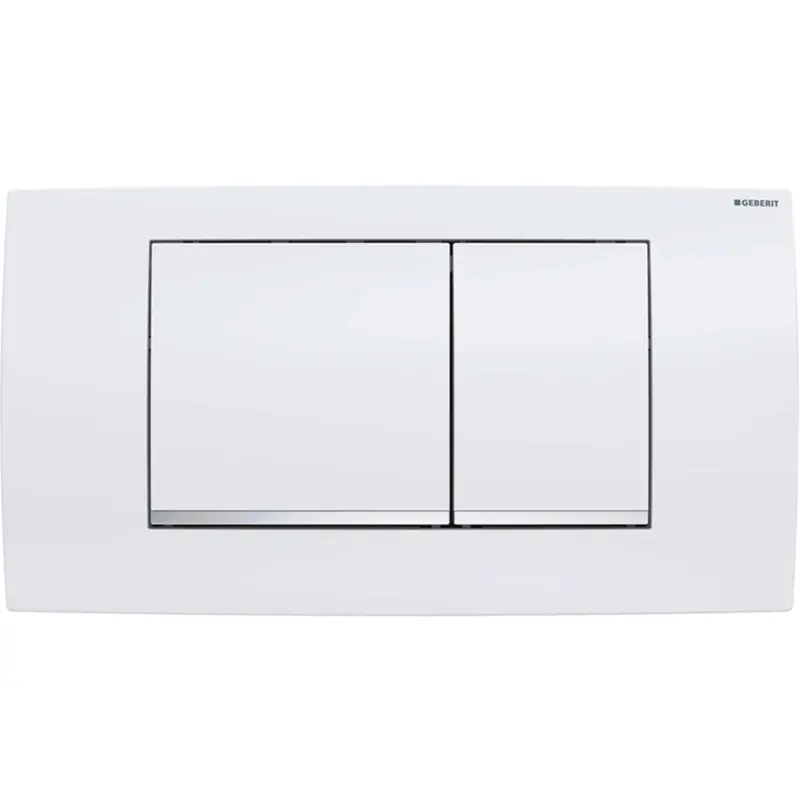 Geberit Twinline30 Flush Plate – 115.899.Kj.1 In Pure White 1