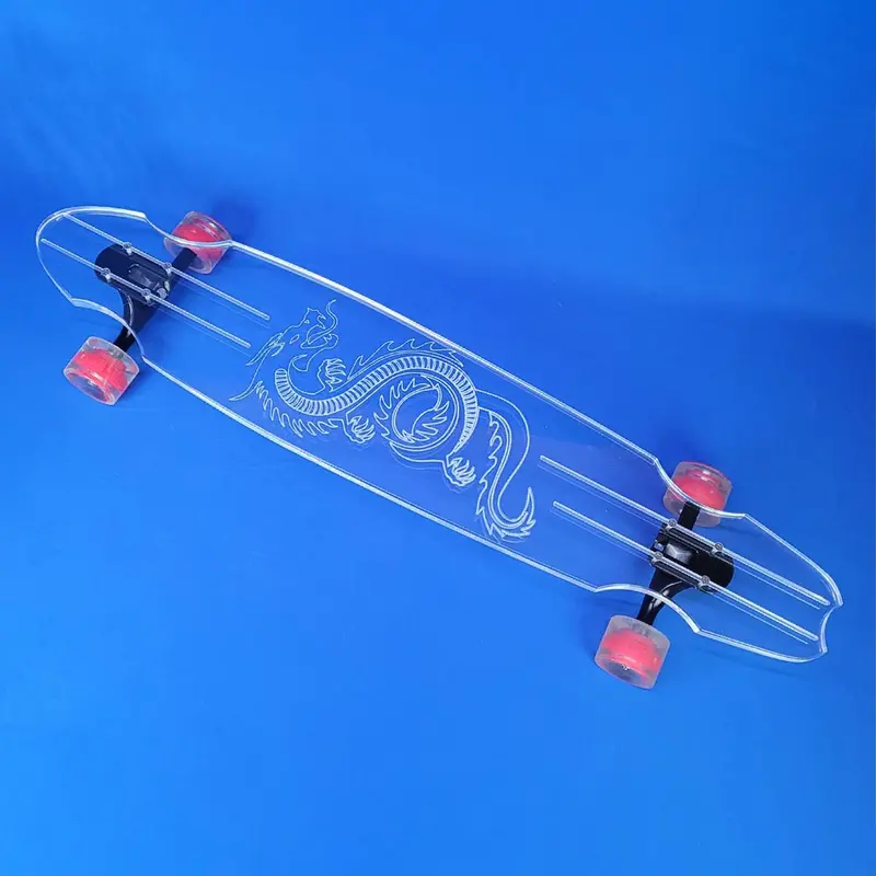 Ghost Dragon 40" Precision-Cut Longboard Wheel Set 1