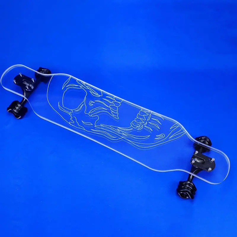 Ghost Skull Rider 40" Platypus Symmetrical Longboard 1