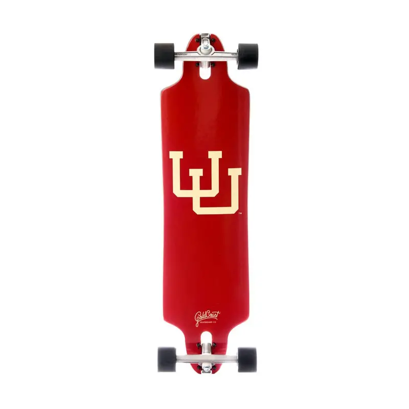 Goldcoast University Of Utah Sport 36-Inch Drop-Through Longboard Deck 1