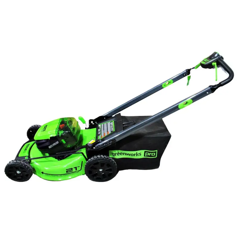 Greenworks 80V 21-Inch Self-Propelled Cordless Lawn Mower – Lmb455 1