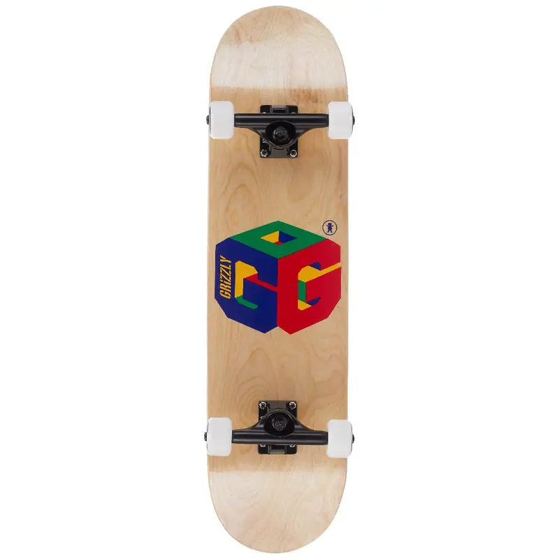 Grizzly G64 Natural 7.5" Complete Skateboard 1