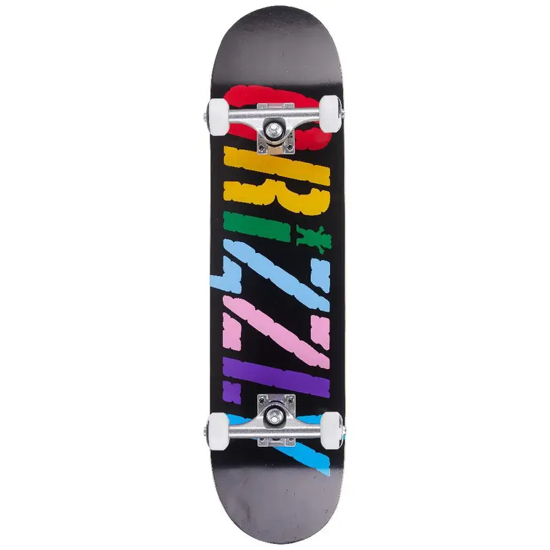 Grizzly Incite Black 7.5" Complete Skateboard 1