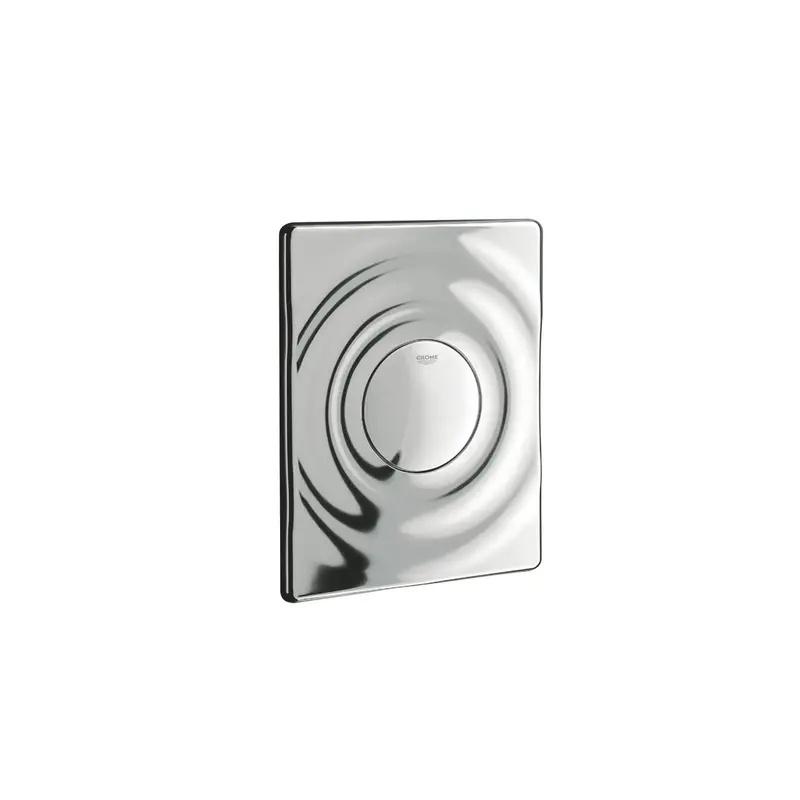 Grohe Surf Single-Button Flush Plate – Polished Chrome | Ref 37063000 | For Solido In-Wall Toilets 1