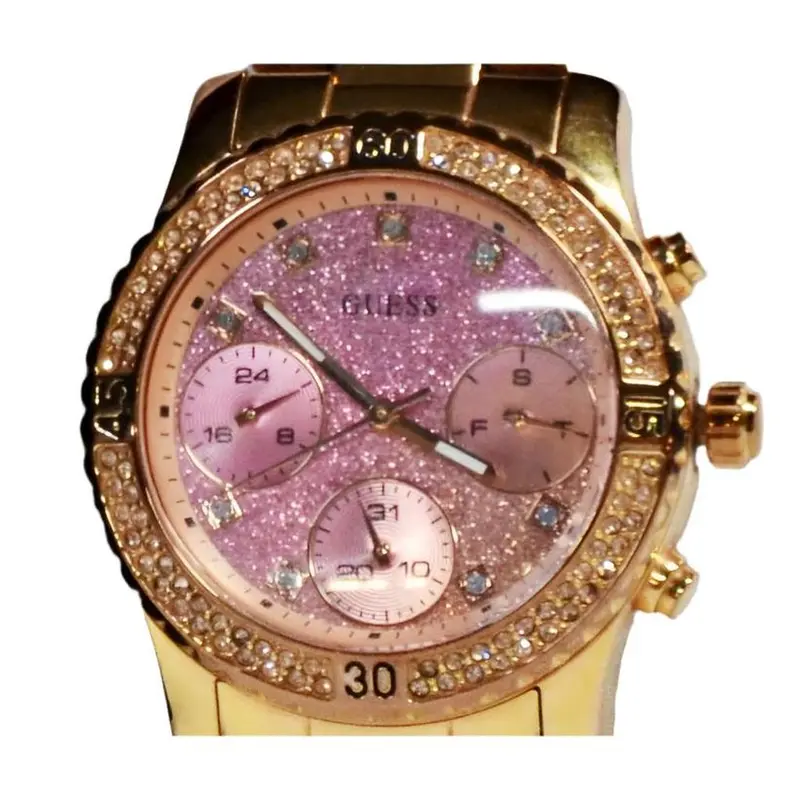 Guess U0774L3 Watch – Rose Gold-Tone Case With Pink Dial & Multifunction Features 1