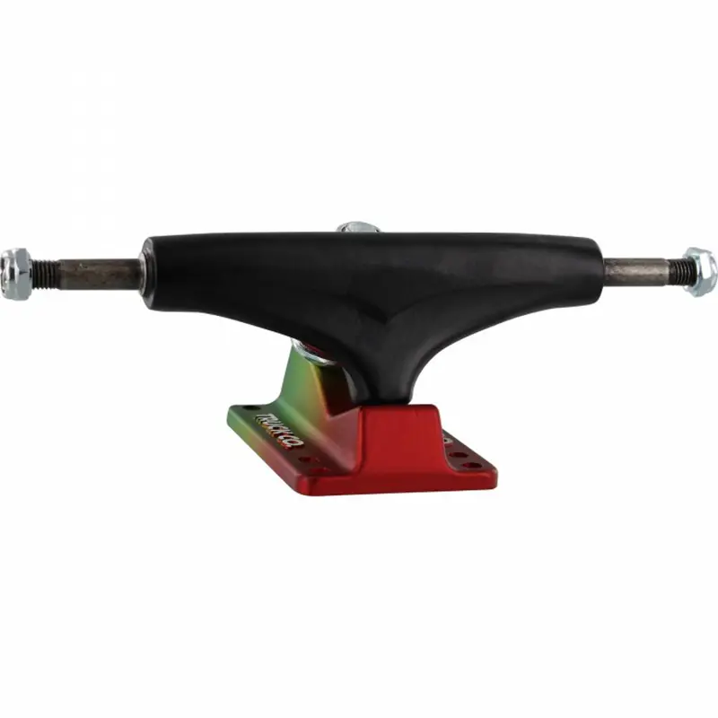 Gullwing Shadow 8.0-Inch Black/Rasta Skate Trucks (Pair) 1